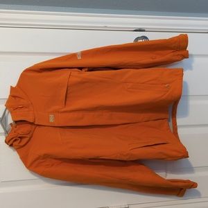 Helly Hansen Hooded Fleece lined Orange Jacket size M